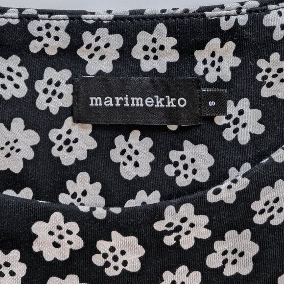 MARIMEKKO LEHTO PUKETTIMERI $225.00 blouse TOP Sz SMALL 100% COTTON A REAL GEM ! - Picture 9 of 13